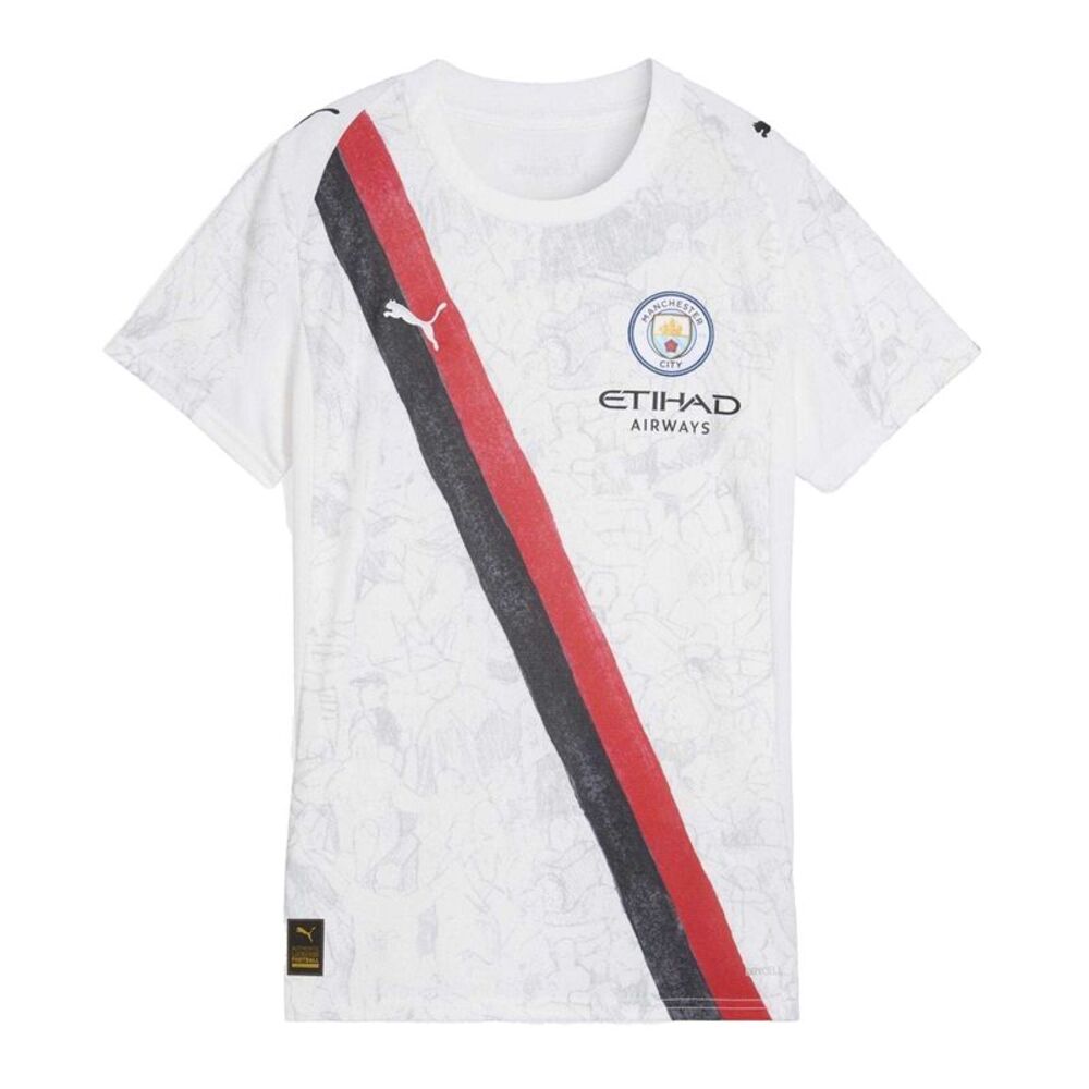 Puma Womens/Ladies KidSuper Manchester City FC Performance Football Jersey / Whi